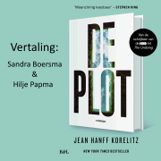 Cover van De plot van Jean Hanff Korelitz, vertaald door Sandra Boersma en Hilje Papma